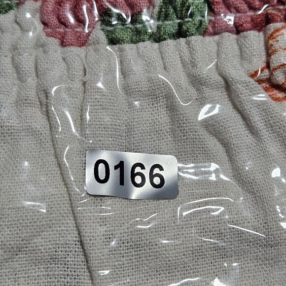 Floral Linen Blend Elastic Waist Shorts With Drawstring & Pockets By Bebop XL - Picture 14 of 14